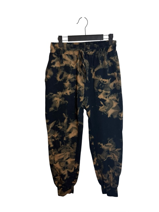 Manners London Pants - Manners London Navy Blue Tie Dye Jogger Sweatpants